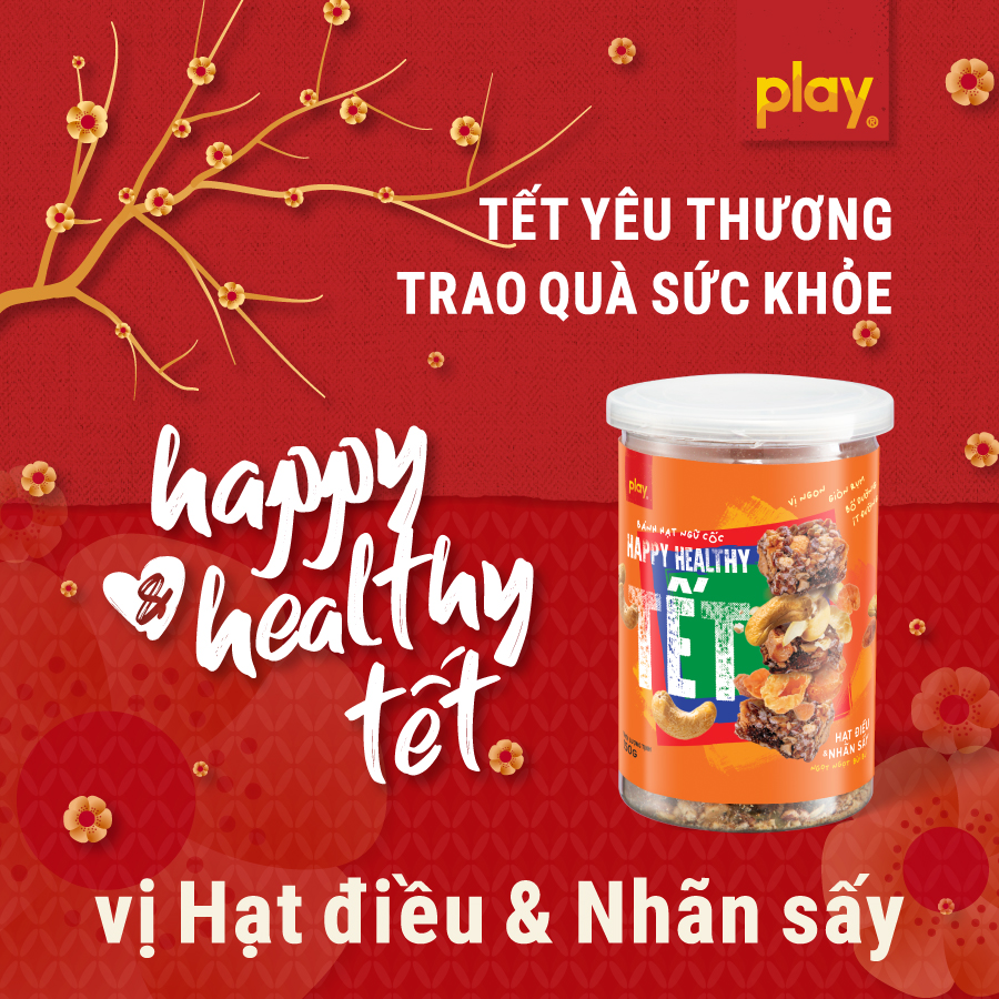 PLAY Nutrition ra mắt Hộp quà Happy Healthy Tết 2022