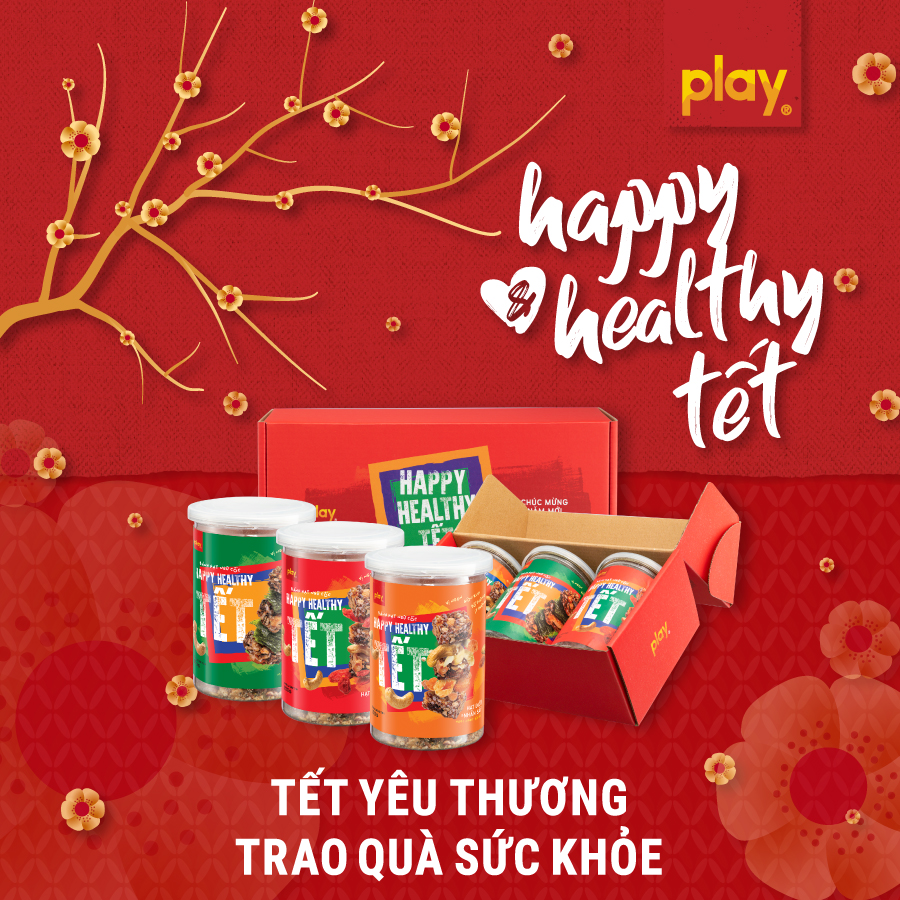 PLAY Nutrition ra mắt Hộp quà Happy Healthy Tết 2022