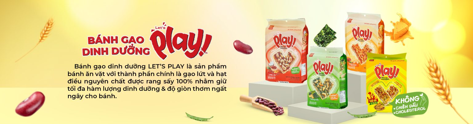 Bánh gạo dinh dưỡng LET'S PLAY healthy